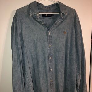 Polo Ralph Lauren Men’s denim Large button up